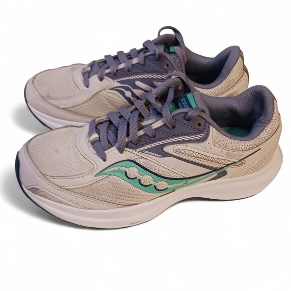 Saucony Cohesion 17 Verasun Running Shoes Women's 6.5 Grey Aqua - Picture 5 of 15